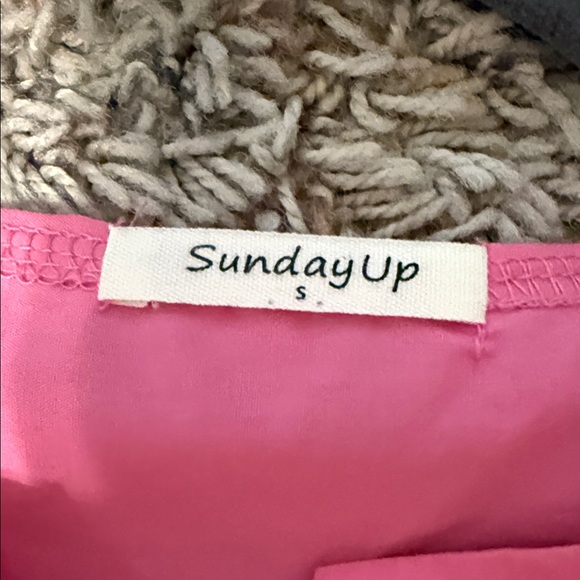 Vibrant Pink Flutter Sleeve Mini Dress - Picture 3 of 3